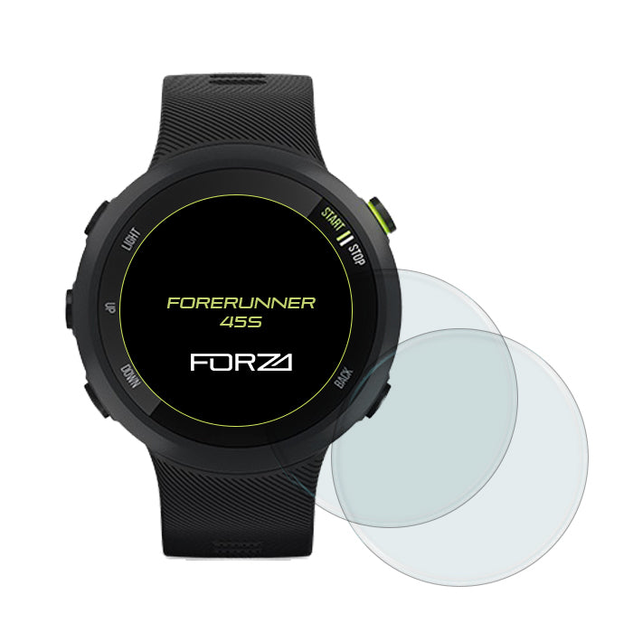 FORZA Tempered Glass Screen Protector for Garmin Forerunner 45S 2 Pack