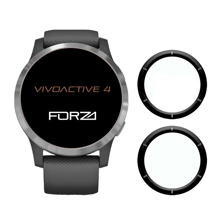 FORZA 3D PMMA Screen Protector for Vivoactive 4 (2 Pack)