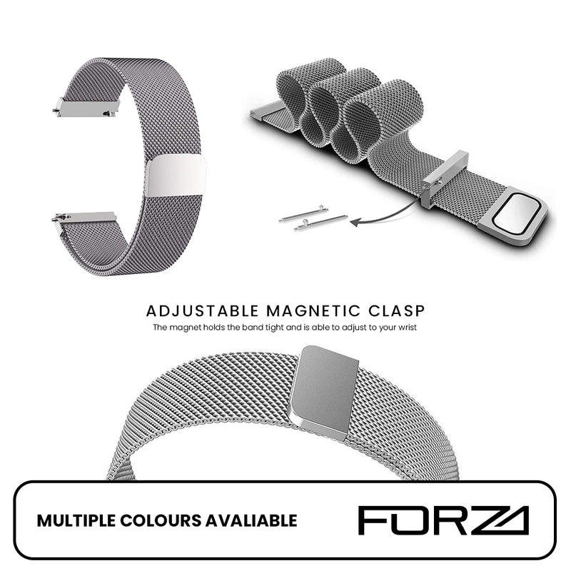 FORZA 18mm Quick Release Milanese Watch Strap