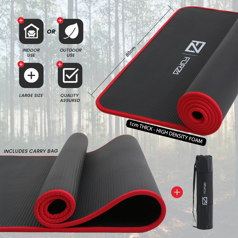Yoga Mat High Quality All-Purpose 10mm Thick High Density Anti