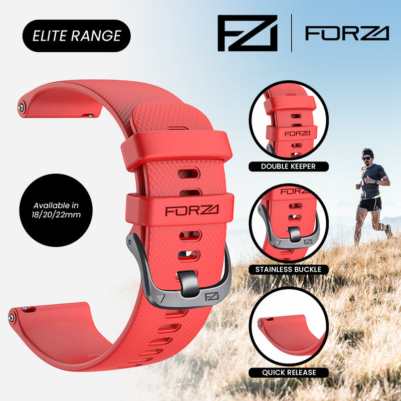 FORZA Elite 22mm Quick Release Classic Watch Strap for Garmin